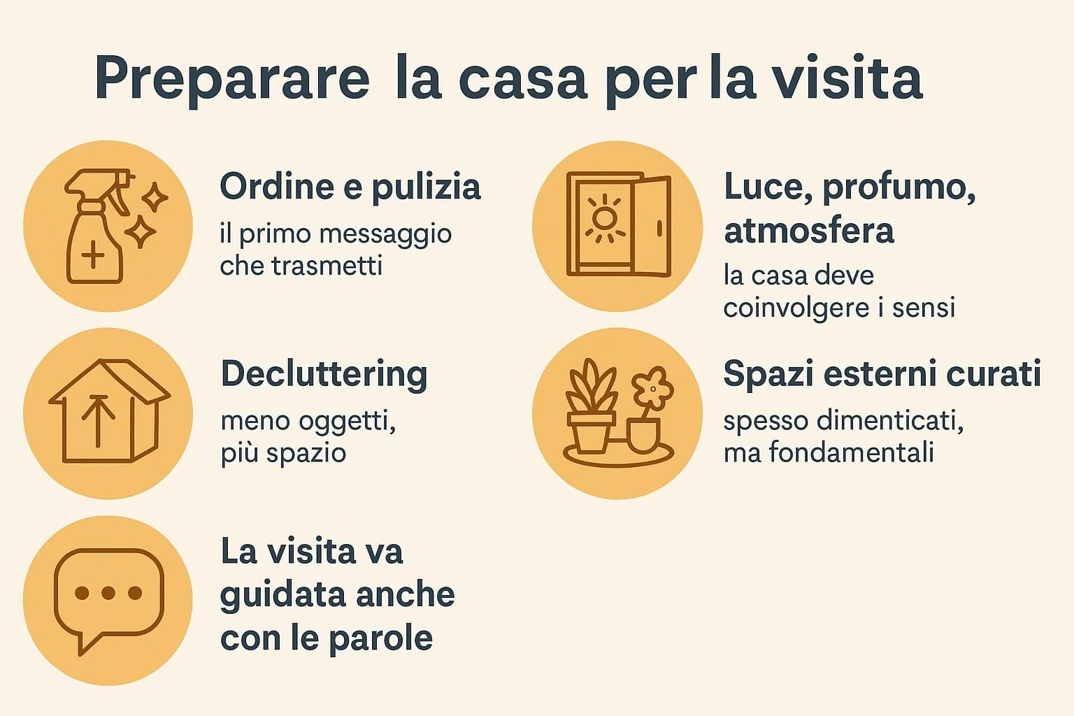 Come preparare la casa per una visita immobiliare perfetta