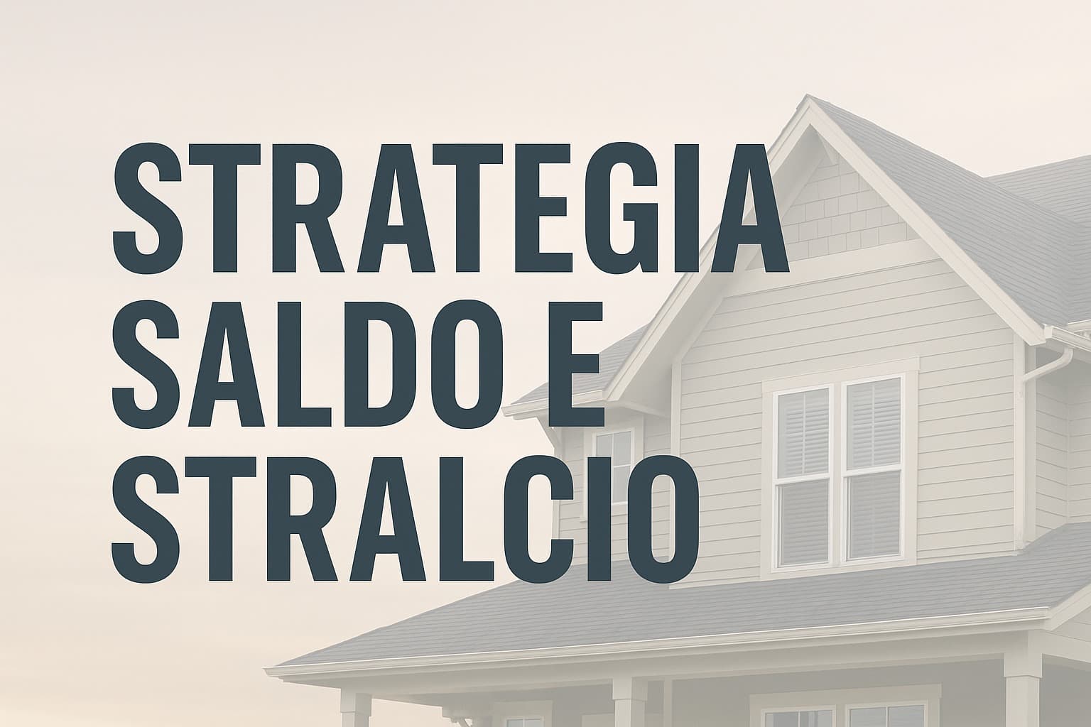 Vendere casa con una procedura di saldo e stralcio – Caso studio reale a Civitanova